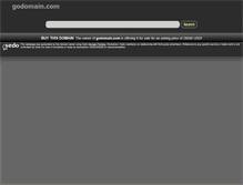 Tablet Screenshot of godomain.com
